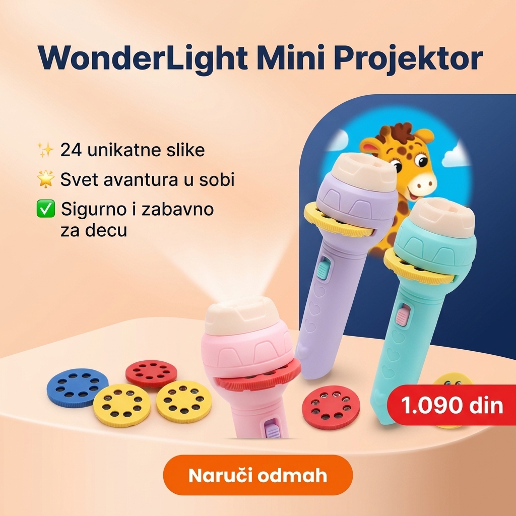 WonderLight Mini projektor - Lampa za projekciju | eRadnja.rs