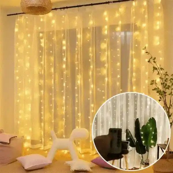 <b>CurtainLED</b> zavesa s 300 LED svetala (3x3m)