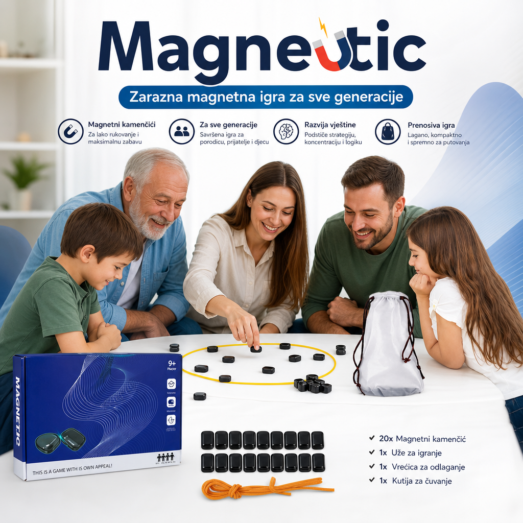 <b>Magnetic</b> – Zarazna magnetna igra za sve generacije