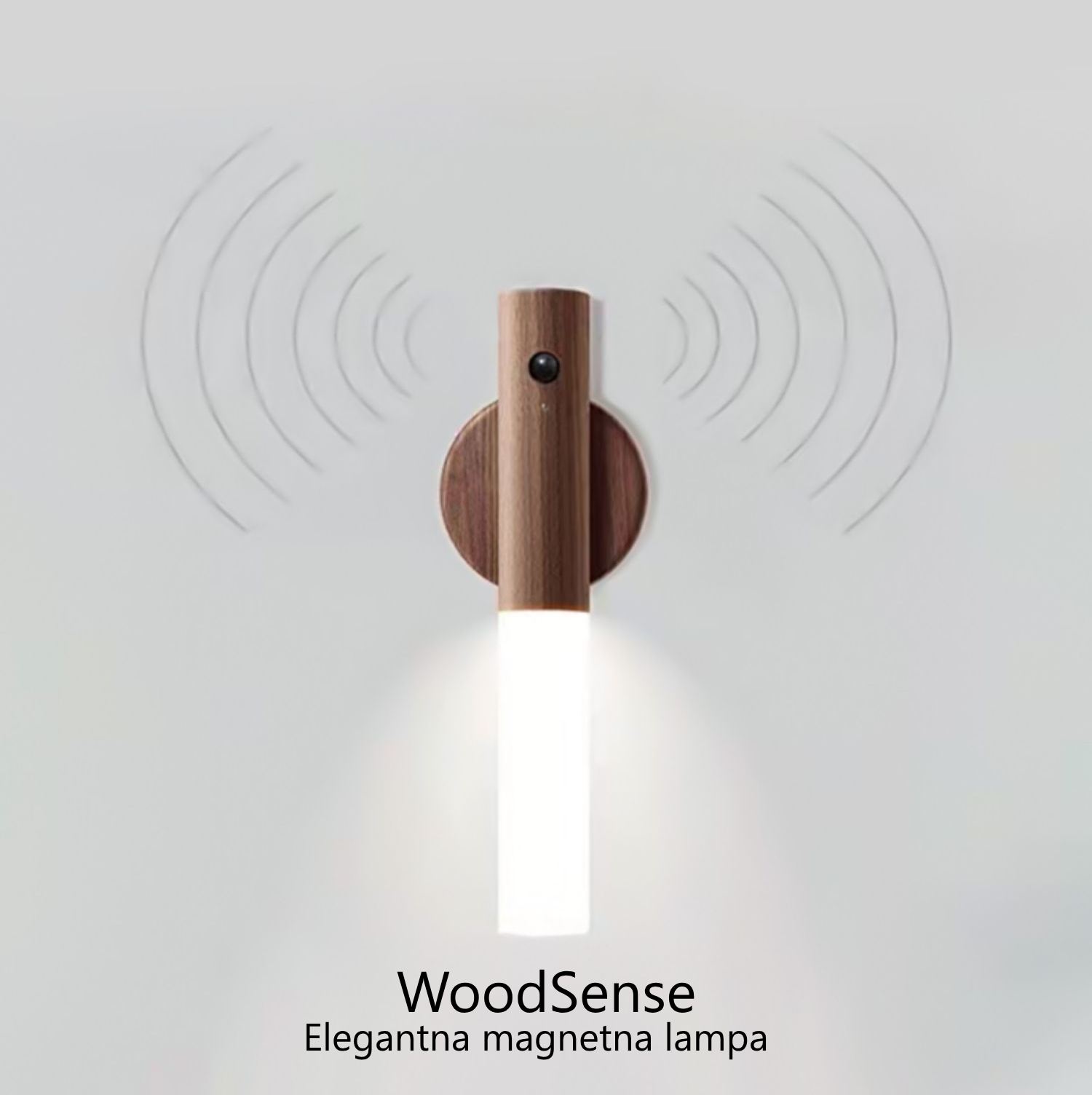 Elegantna magnetna svetiljka s ugrađenim senzorom | <b>WoodSense</b> 